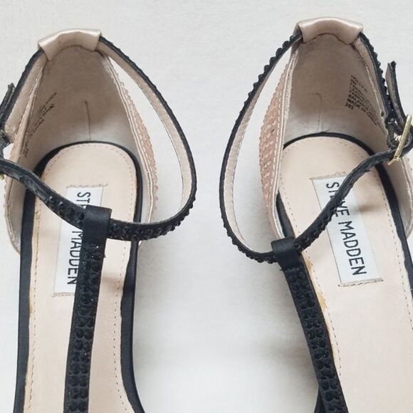 STEVE Madden Holly T-Strap Platform Stiletto Heels - Picture 8 of 15